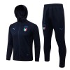 Italia - Hoodie Chaqueta De Entrenamiento Trajes 2022/23 Azul Italia - Hoodie Chaqueta De Entrenamiento Trajes 2022/23 Azul